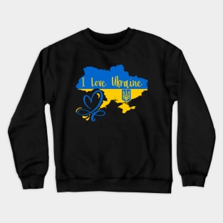 I Love Ukraine Crewneck Sweatshirt